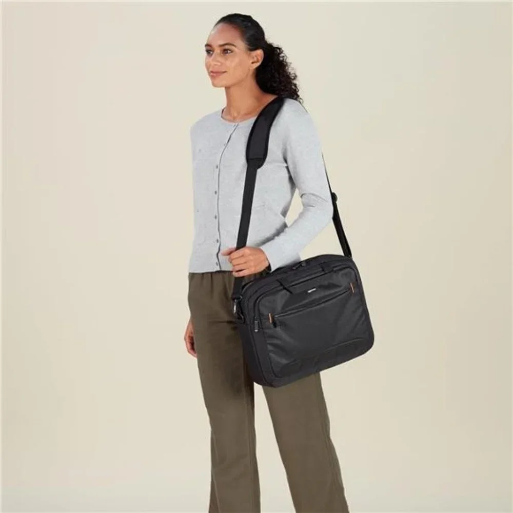 Laptop Case Bag, Fits Dell, HP, ASUS, Lenovo, MacBook Pro, Black, 17.3-In